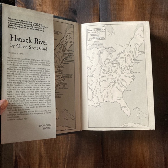 Hatrack River by Orson Scott Card - Book Club Edition Hatdcover 1989 - Picture 12 of 16